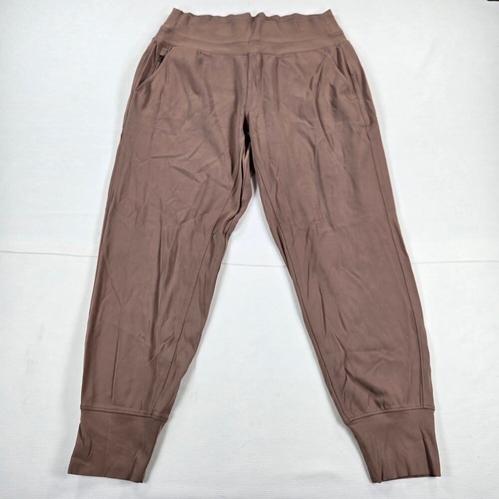Athleta Venice High Rise Brown Jogger Pants Women's Size Large